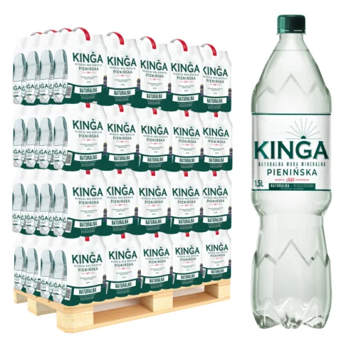 Kinga Pienińska 1,5L Lekko Gazowana PET x504 - obrazek 1