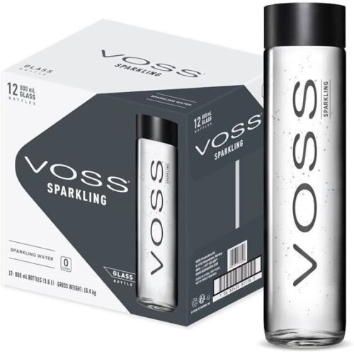 Voss 0,8L Gazowana Szkło x12 - obrazek 2