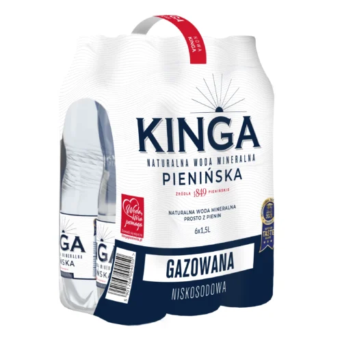 Kinga Pienińska 1,5L Gazowana PET x504 - obrazek 3