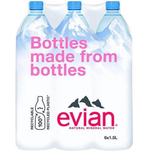 Evian 1,5L Niegazowana PET x6 - obrazek 2